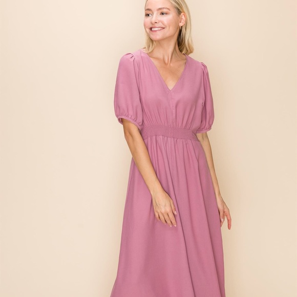 NWT!💕 Princess Sleeve Maxi Dress - Picture 2 of 10
